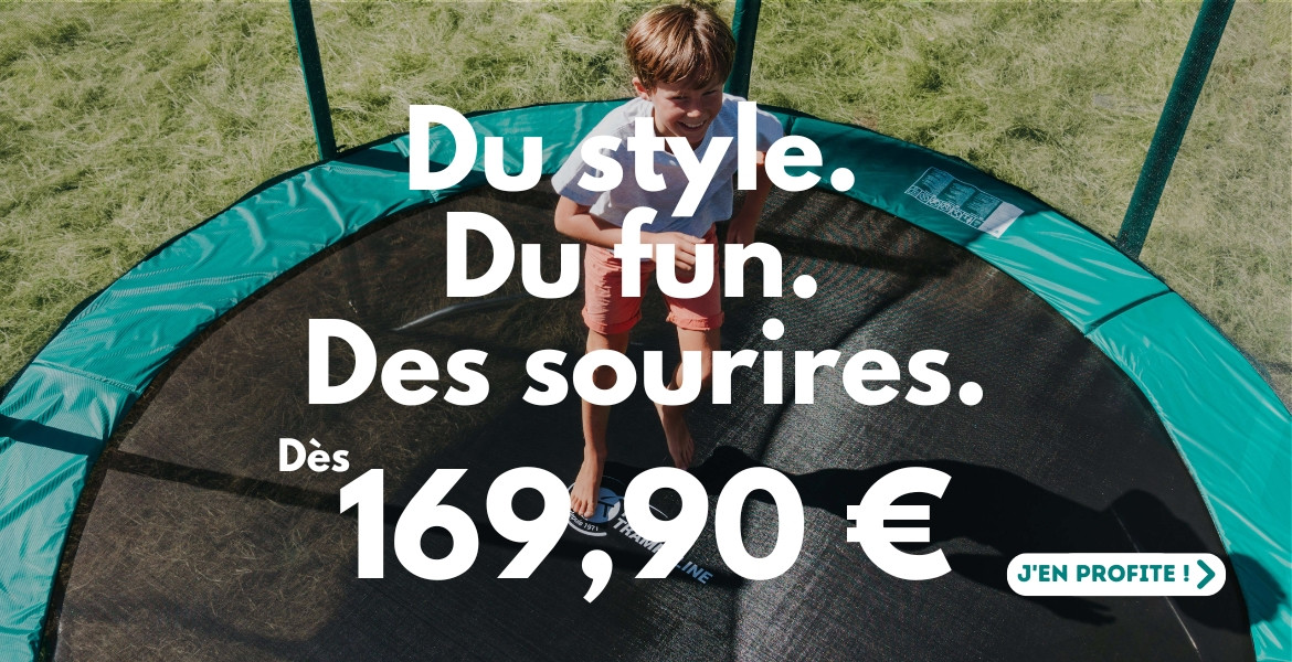 Un trampoline dès 169.90 € 